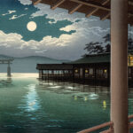 LL-20土屋光逸-夏の月-宮島-